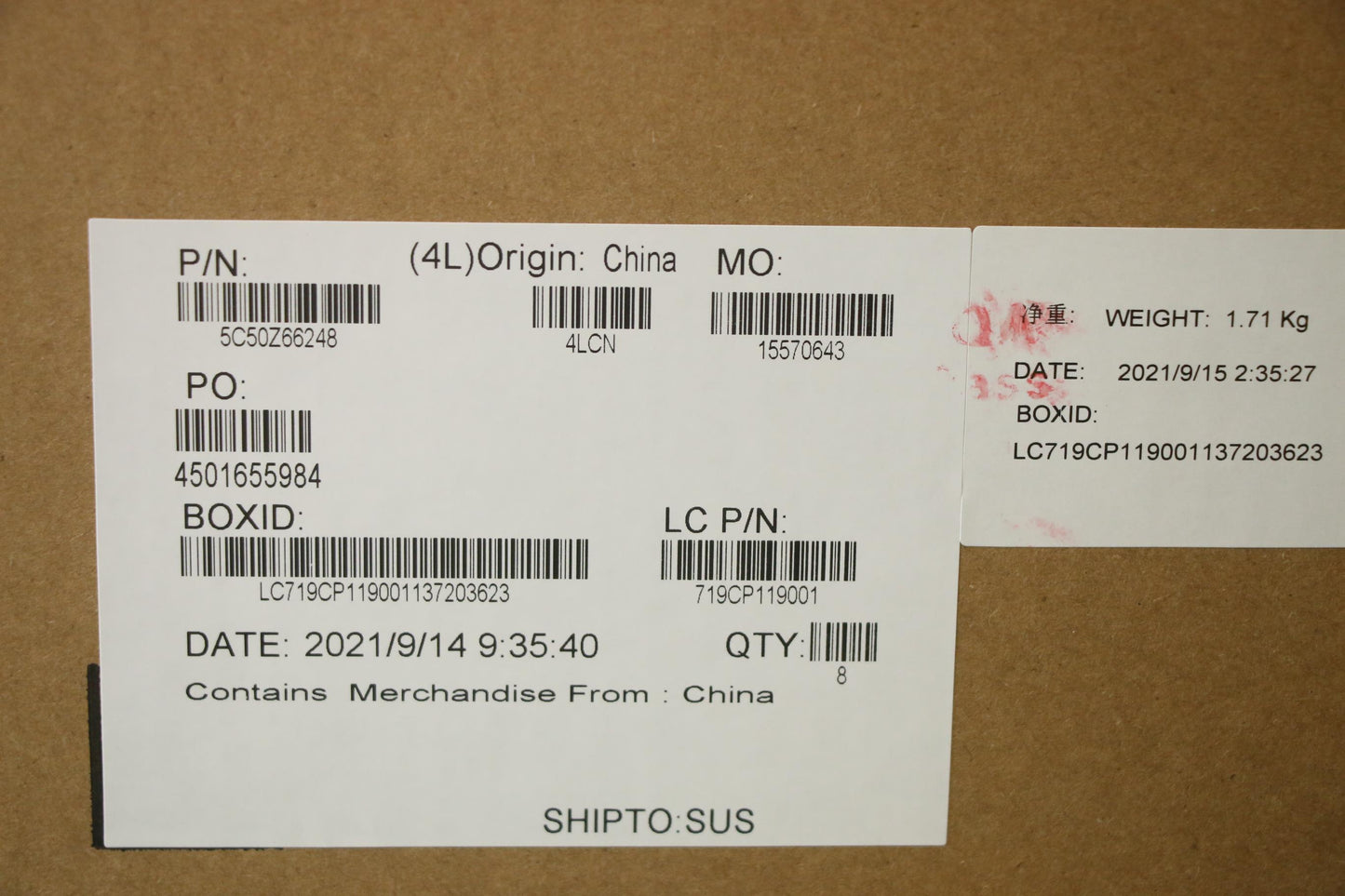 Lenovo Cardpop L R21M-E65-70 Graphic - 5C50Z66248
