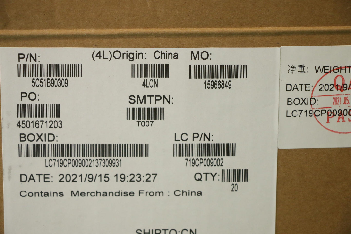 Lenovo Cardpop Fru Yuan Video Card Co - 5C51B90309