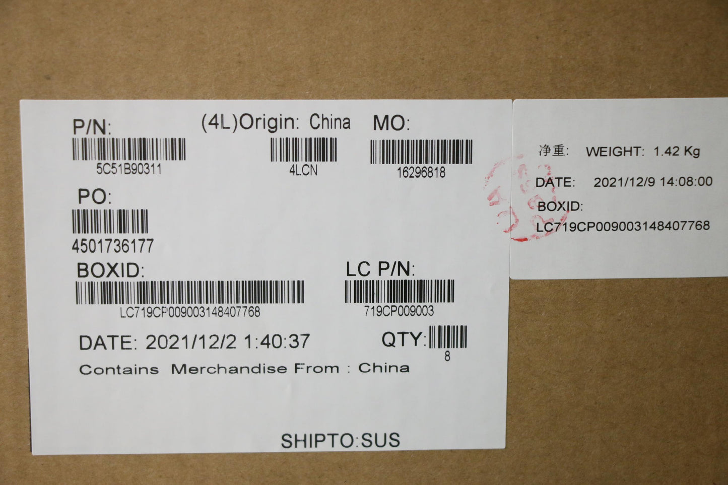 Lenovo Cardpop L Skype Board Core W/O - 5C51B90311