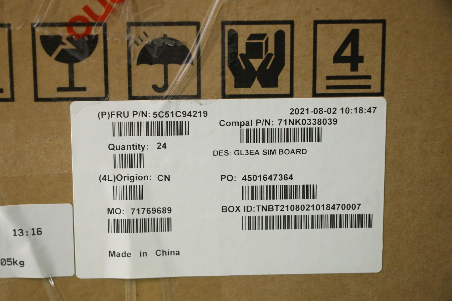 Lenovo Cardpop Fru Cardpop Sim - 5C51C94219