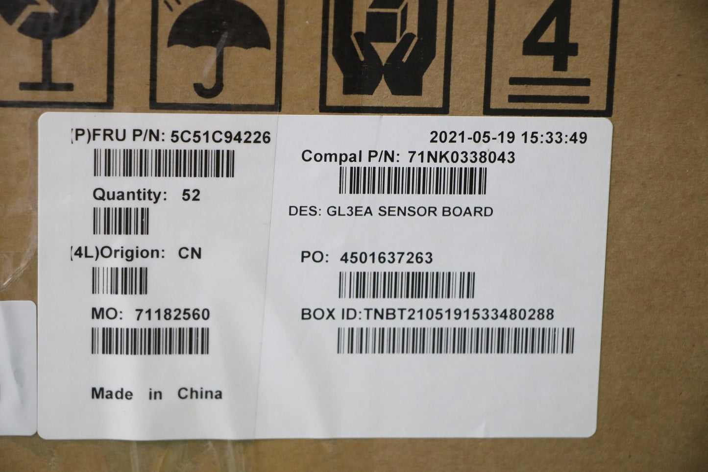 Lenovo Cardpop Fru Cardpop Sensor - 5C51C94226