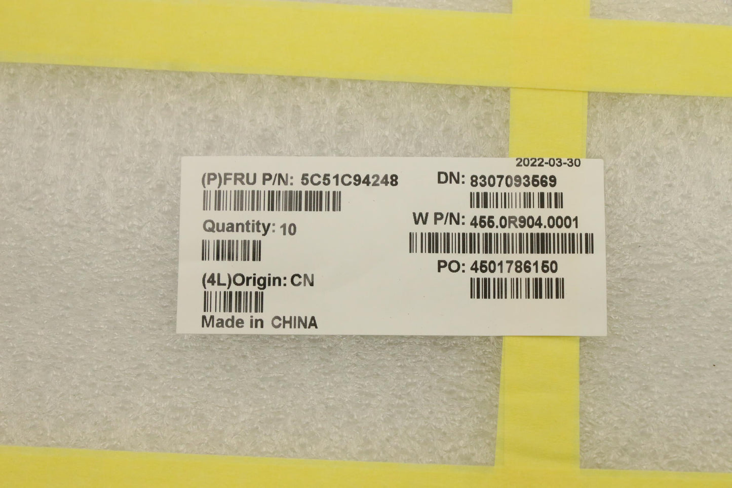 Lenovo FRU Pen Charging Card for CardPop Assembly - 5C51C94248