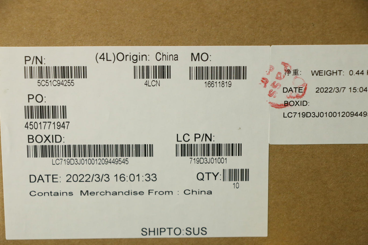 Lenovo Mercury A3 CardPop Assembly, Without Fingerprint Reader, with RJ45 - 5C51C94255