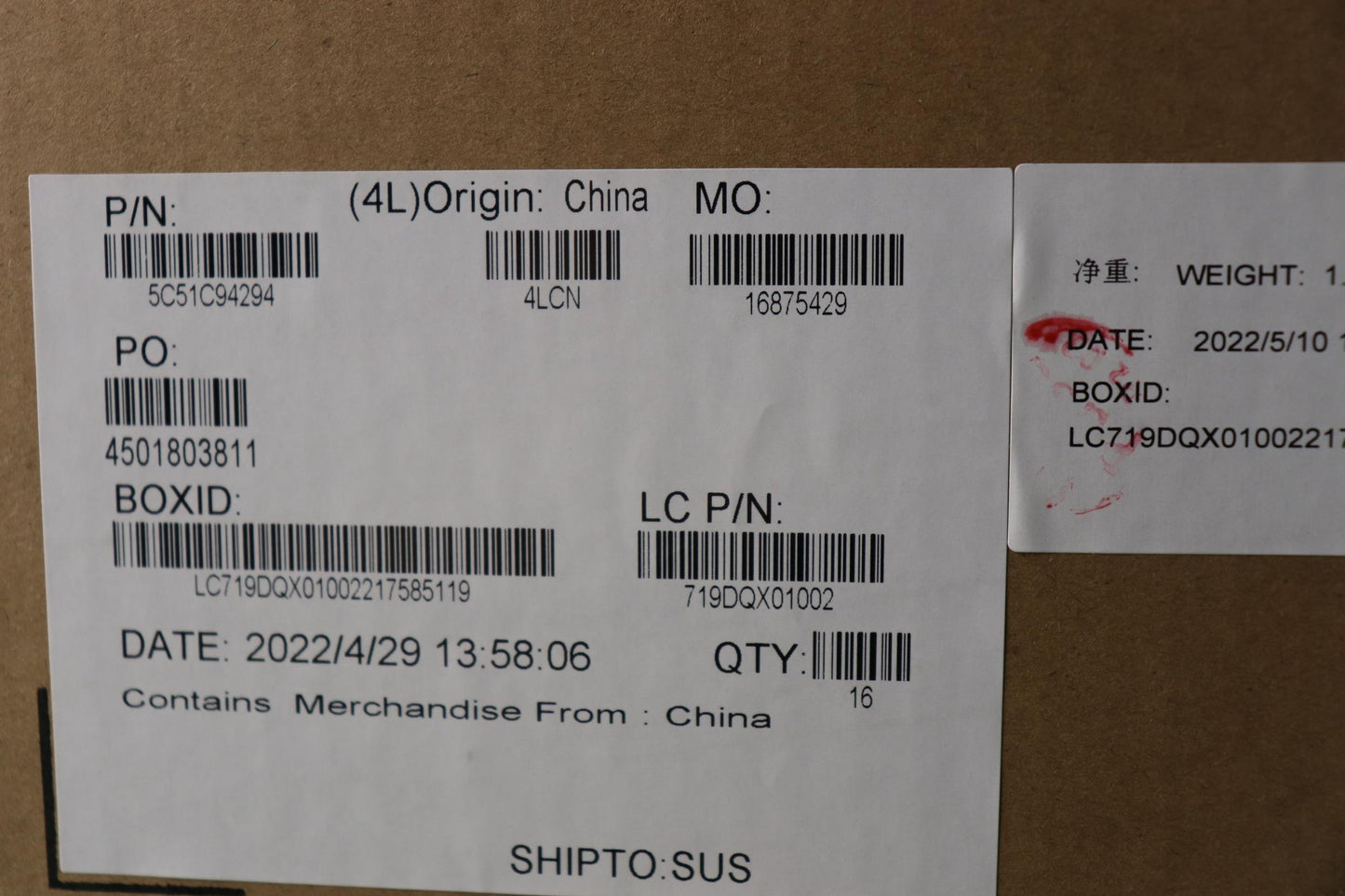 Lenovo Drift 3.0 RJ45 Board for T14 NDL - 5C51C94294