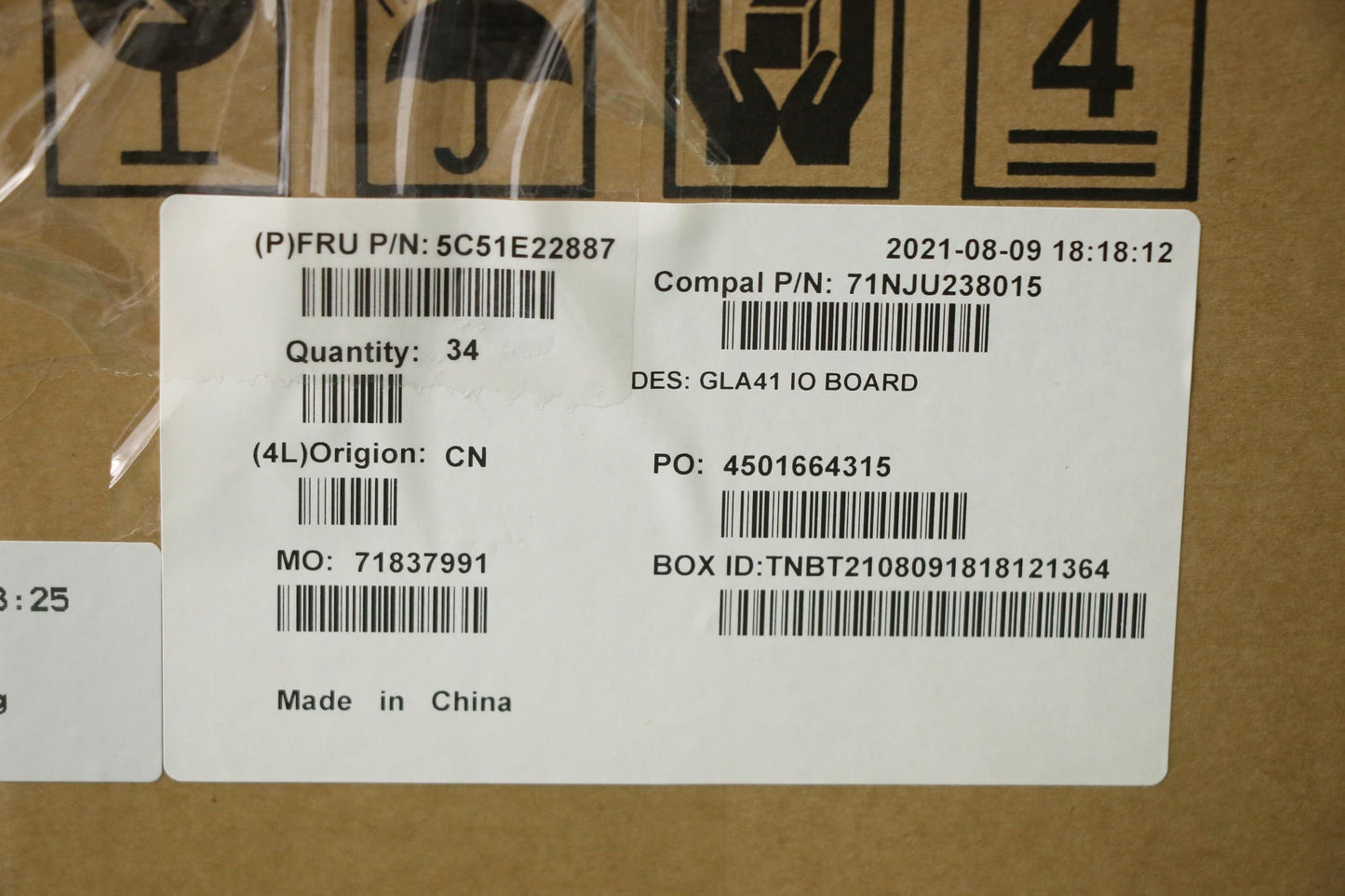 Lenovo CARDPOP Function Board C 82L7 IO - 5C51E22887