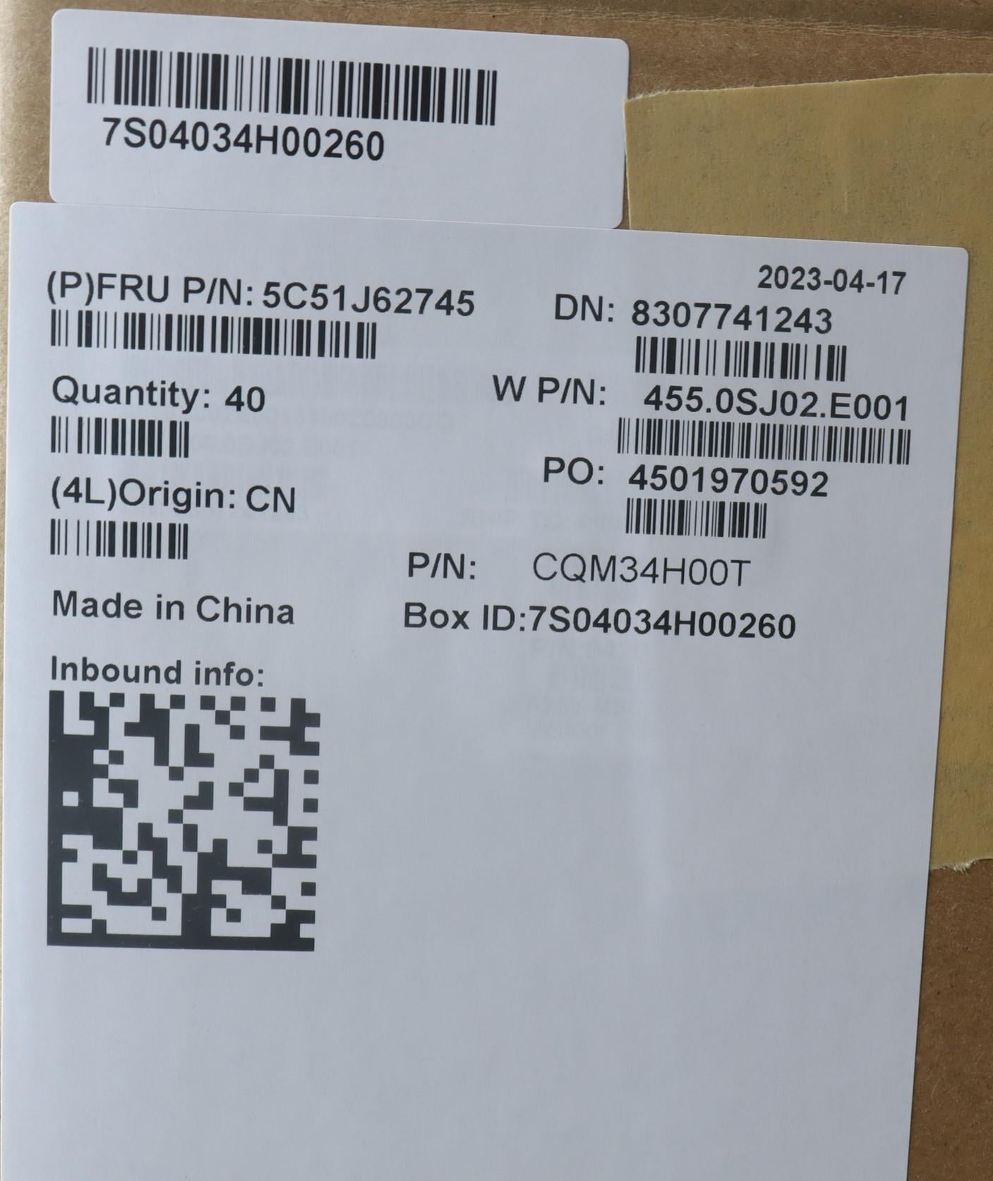 Lenovo Cardpop Fruioboard,8L Iobd/223 - 5C51J62745