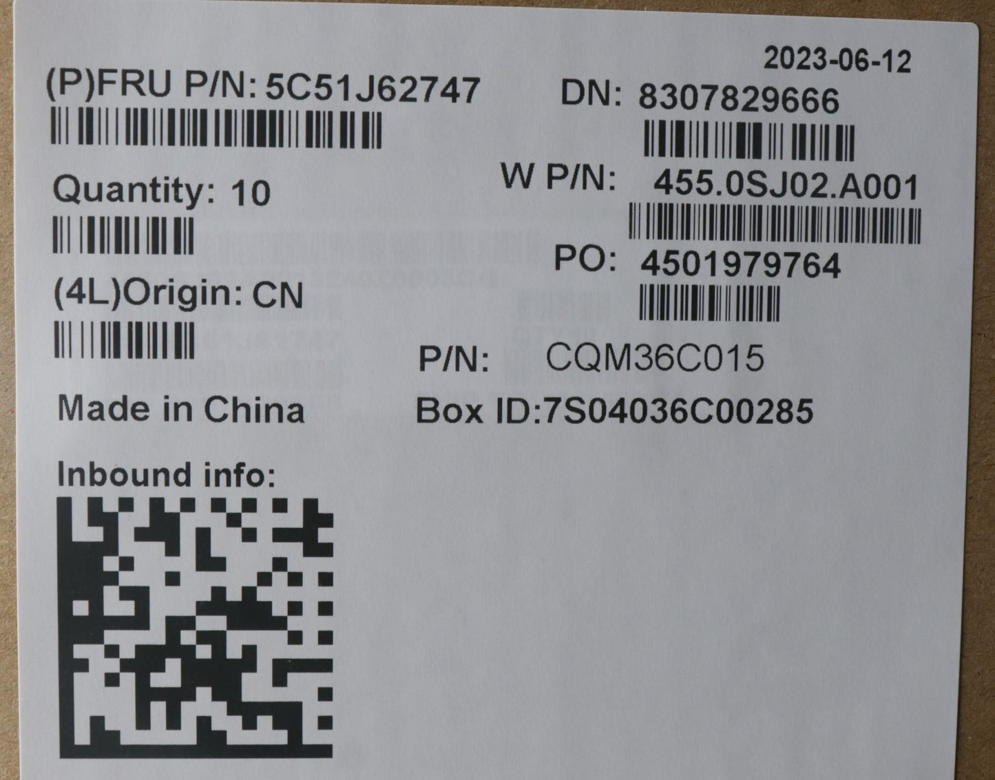 Lenovo Cardpop Fru Cardpop Io Board,S - 5C51J62747