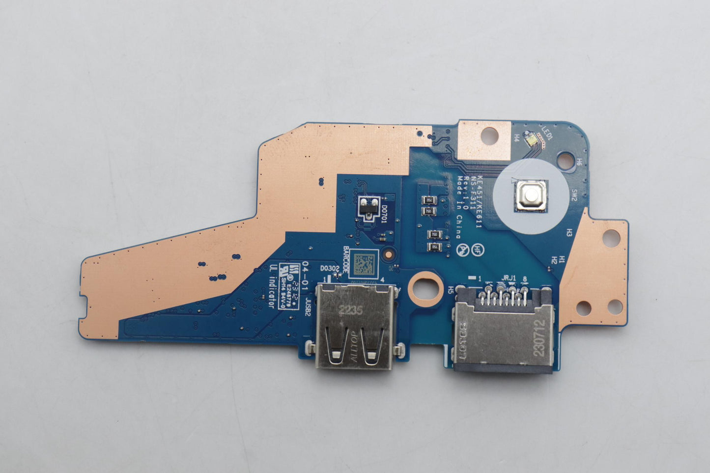 Lenovo Cardpop Pcba Io/B Nsf311 Ke611 - 5C51J62754