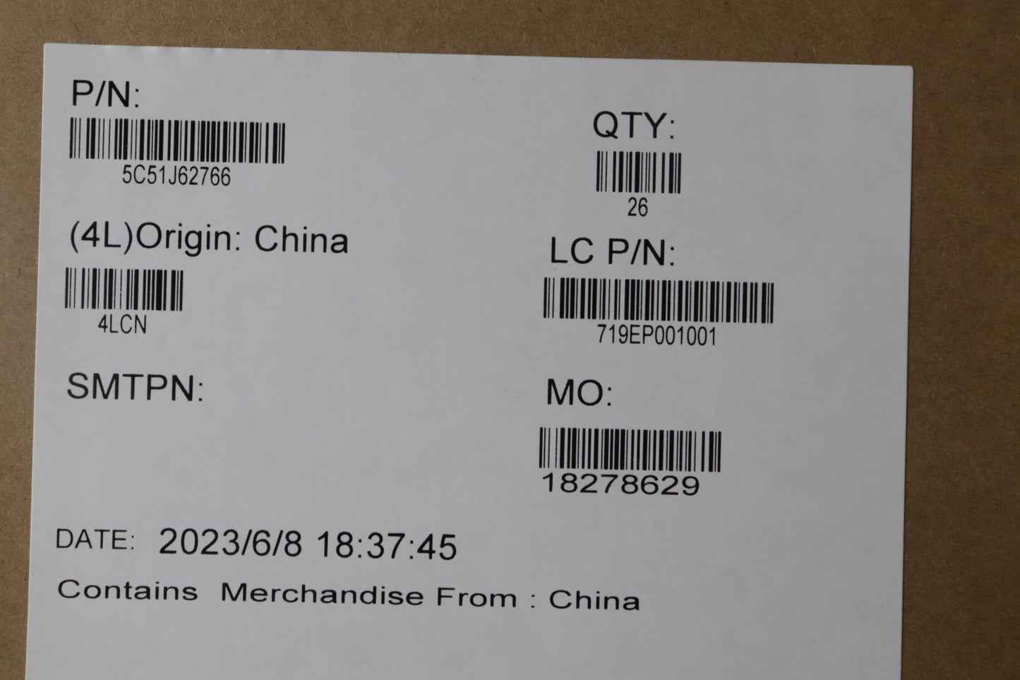 Lenovo Replacement Part - 5C51J62766