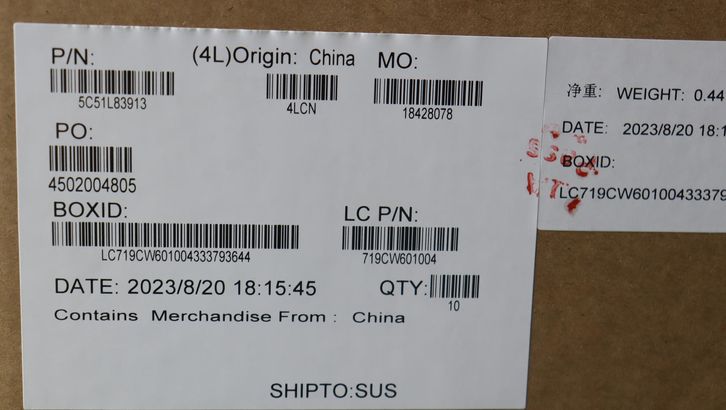 Lenovo Mercury2 AMD LAN Board without FPR - 5C51L83913