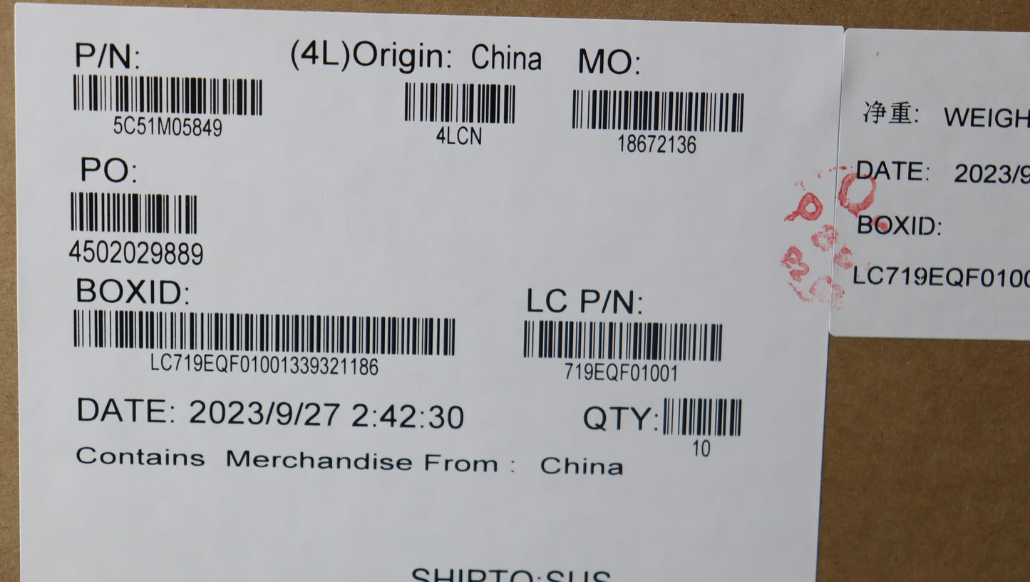 Lenovo Cardpop Sub Card_Us - 5C51M05849