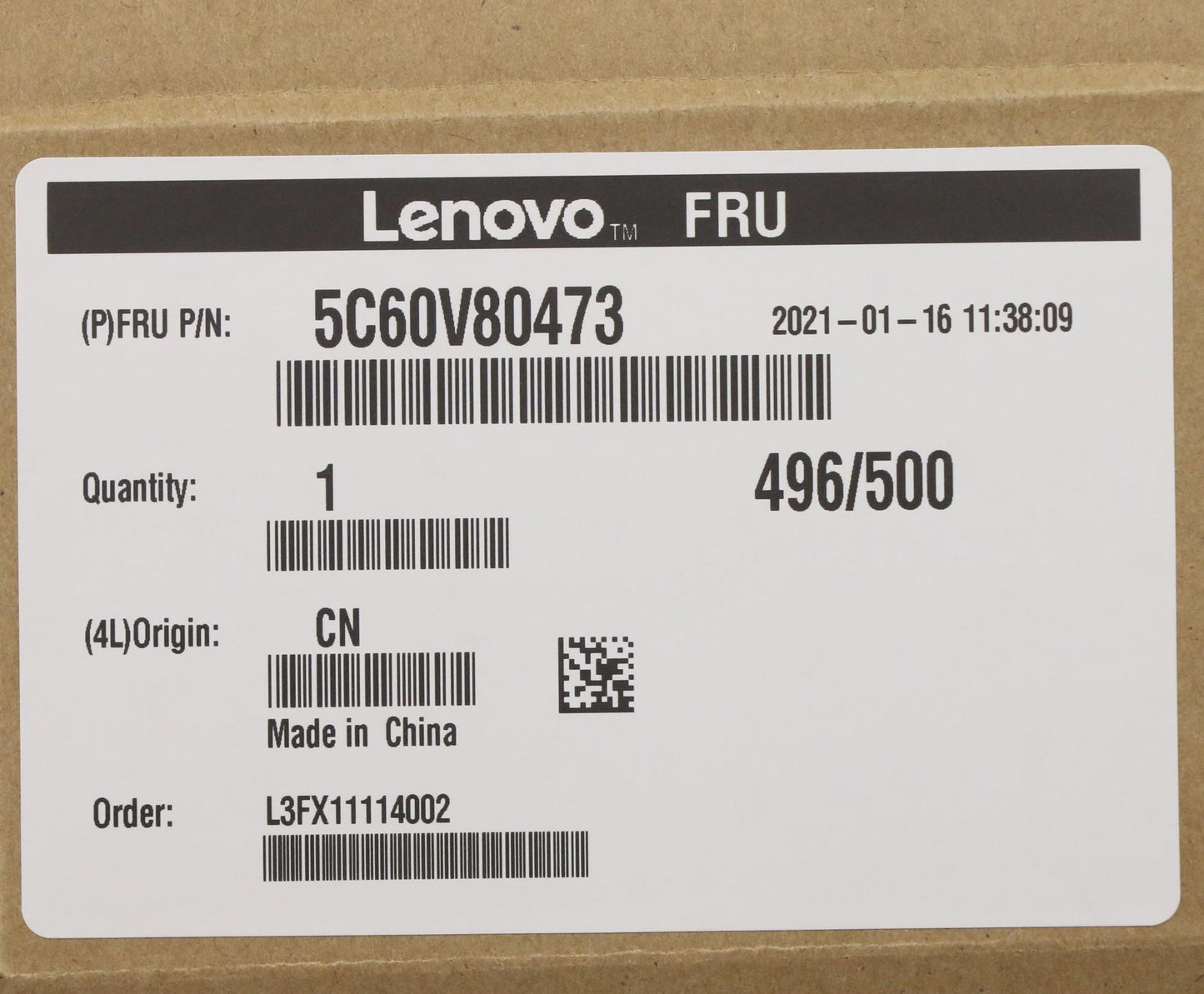 Lenovo Cards Misc Internal; Usb, Audi - 5C60V80473