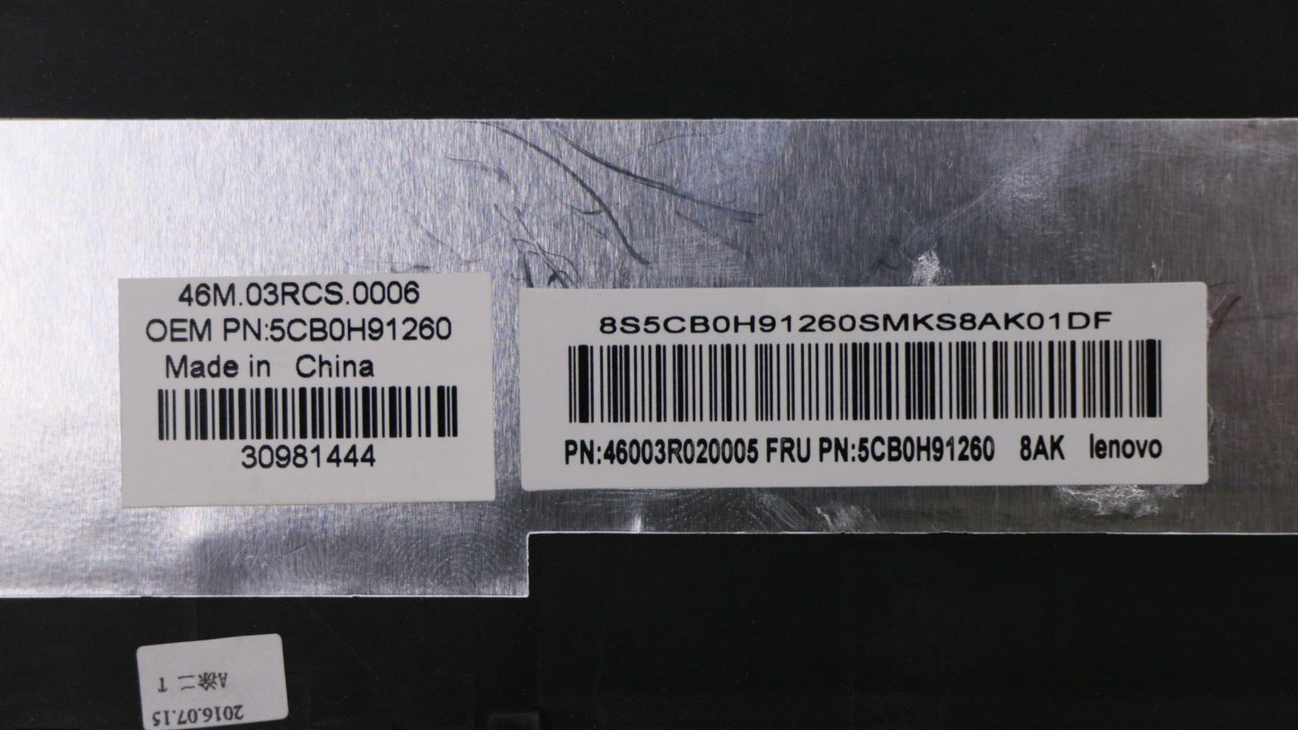 Lenovo LCD Cover, Flex3-1470, Black - 5CB0H91260