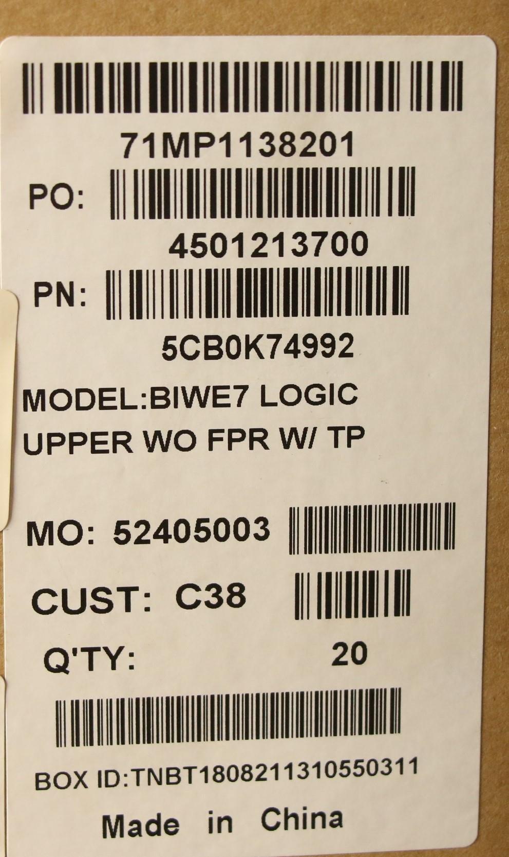 Lenovo Co Covers - 5CB0K74992