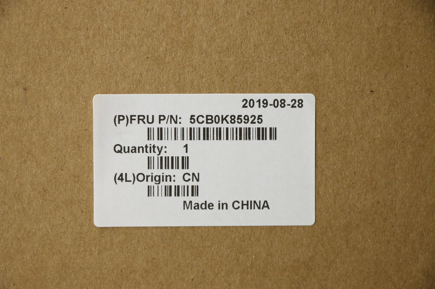 Lenovo Lower Case Cover, Black - 5CB0K85925