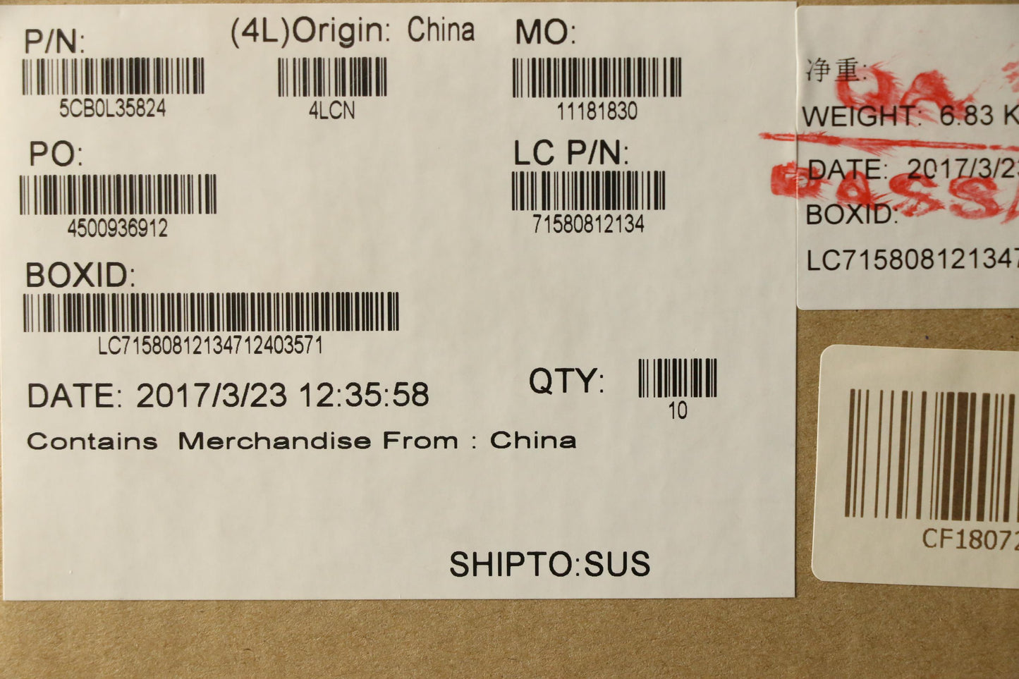 Lenovo Co Covers - 5CB0L35824