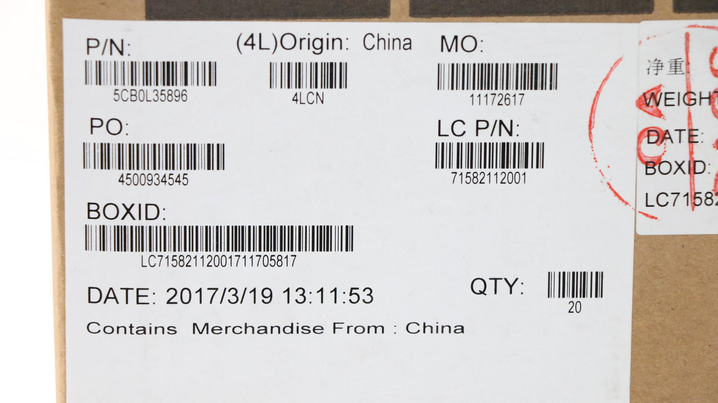 Lenovo Co Covers - 5CB0L35896