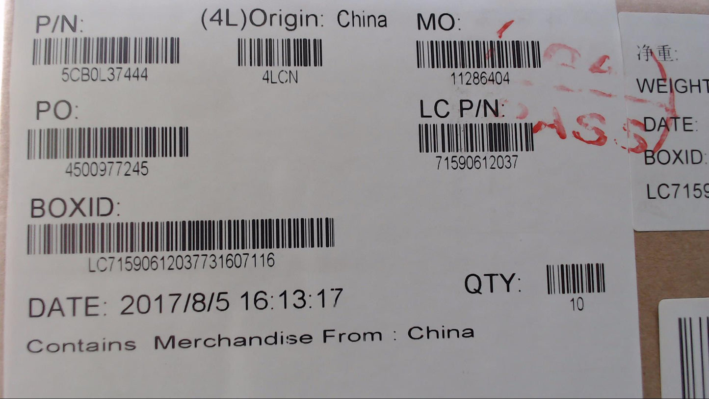 Lenovo Co Covers - 5CB0L37444