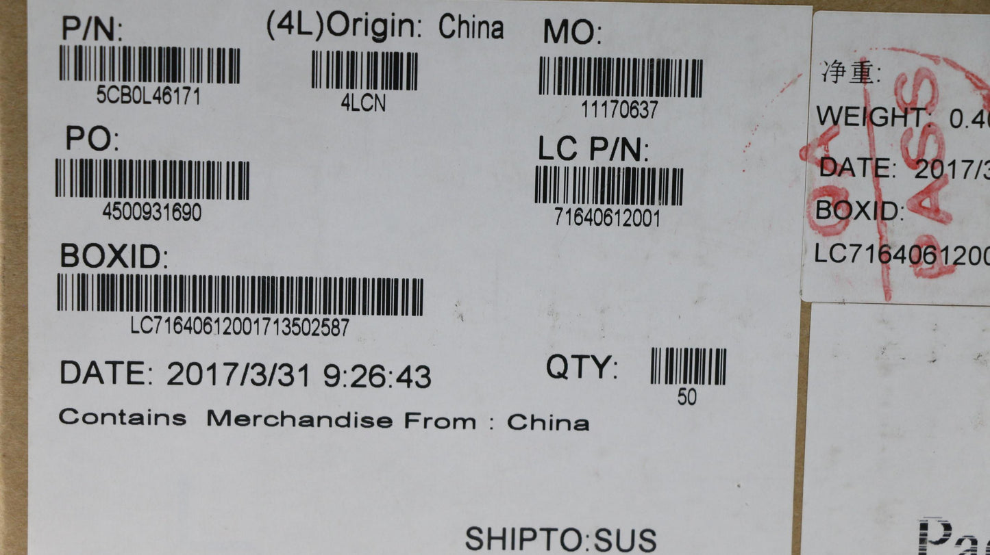 Lenovo Co Covers - 5CB0L46171