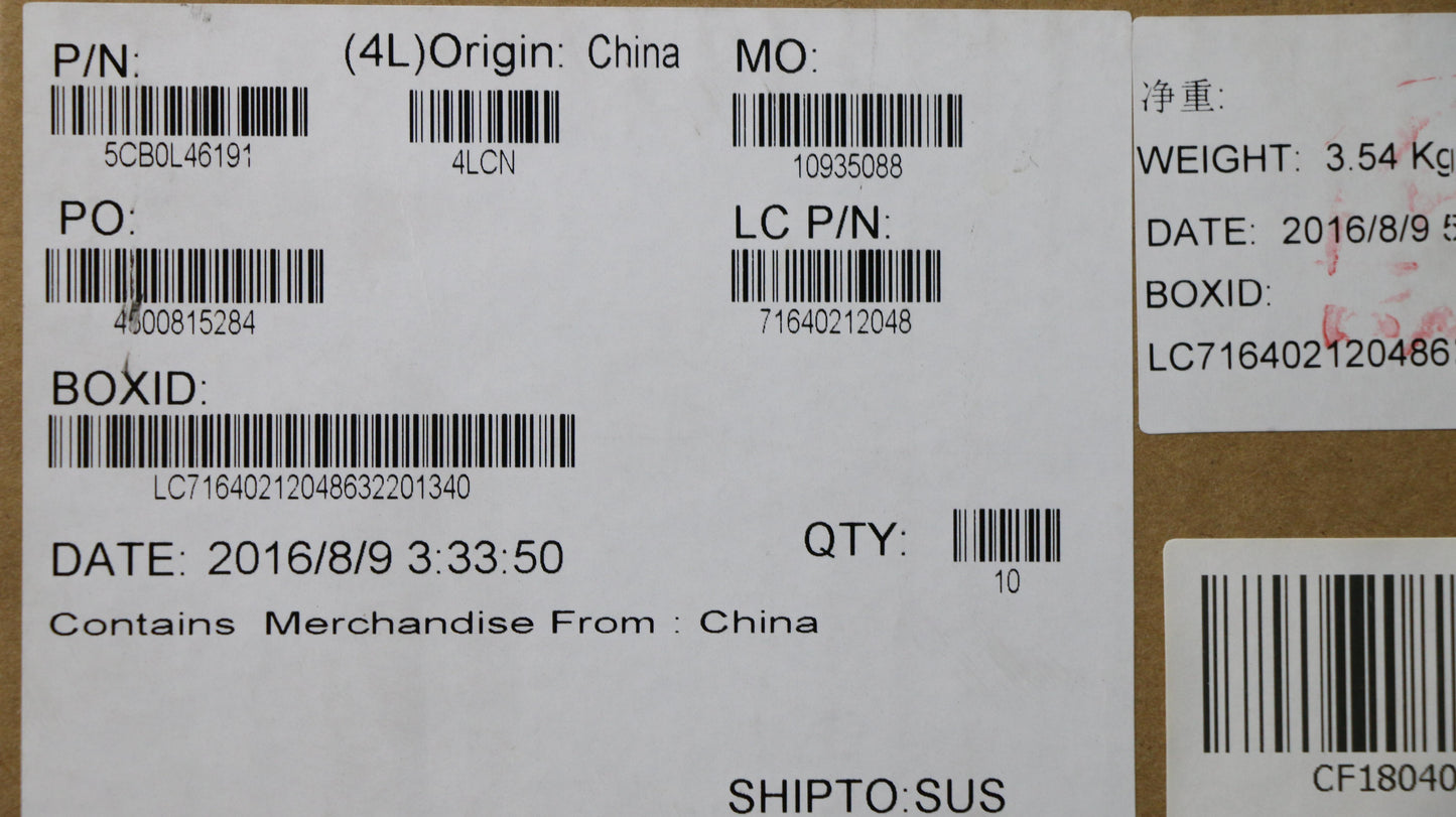 Lenovo Co Covers - 5CB0L46191
