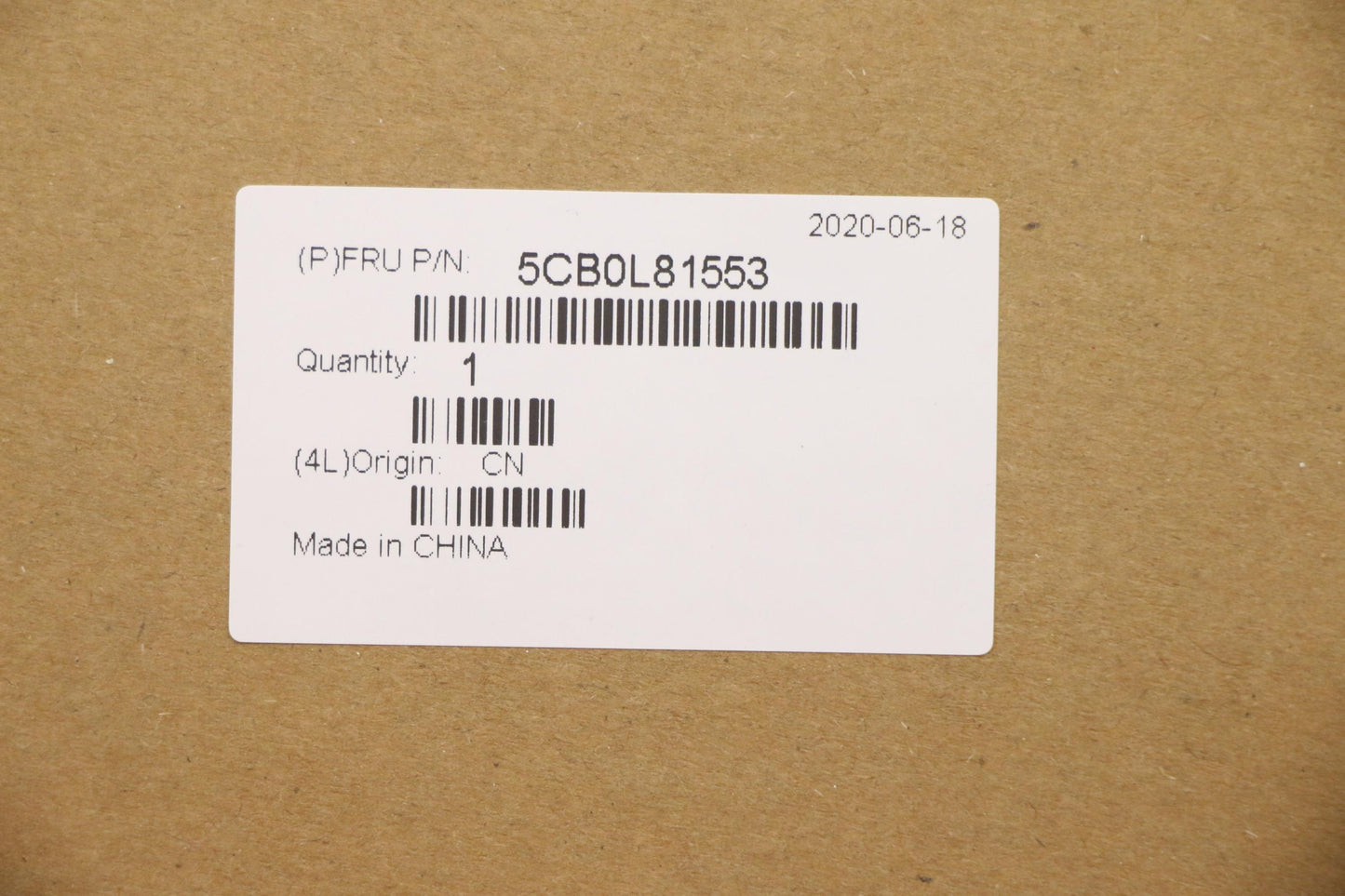 Lenovo Logic Upper Assembly 15T Black - 5CB0L81553