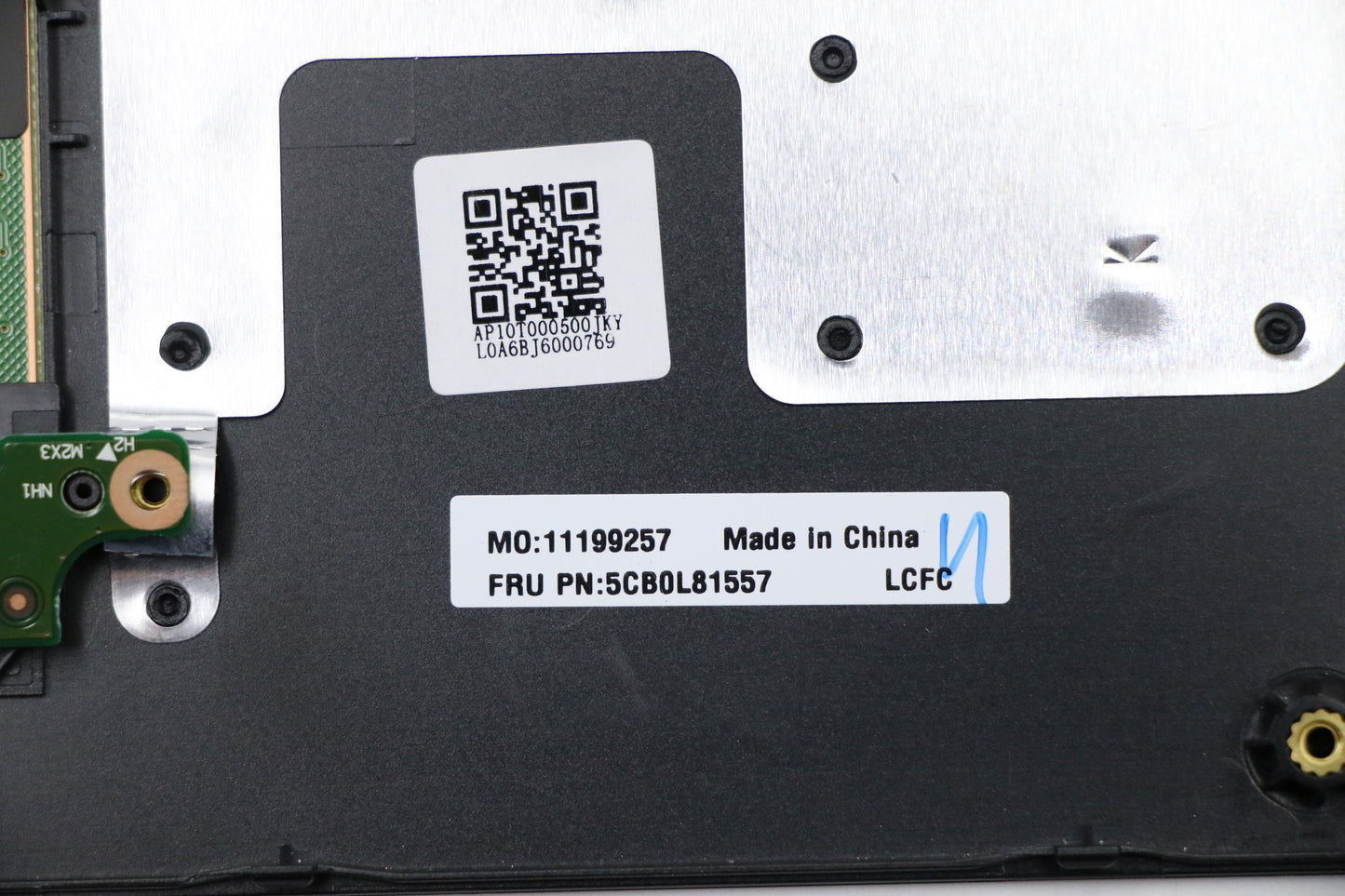 Lenovo Logic Upper Assembly 15T Black - 5CB0L81557
