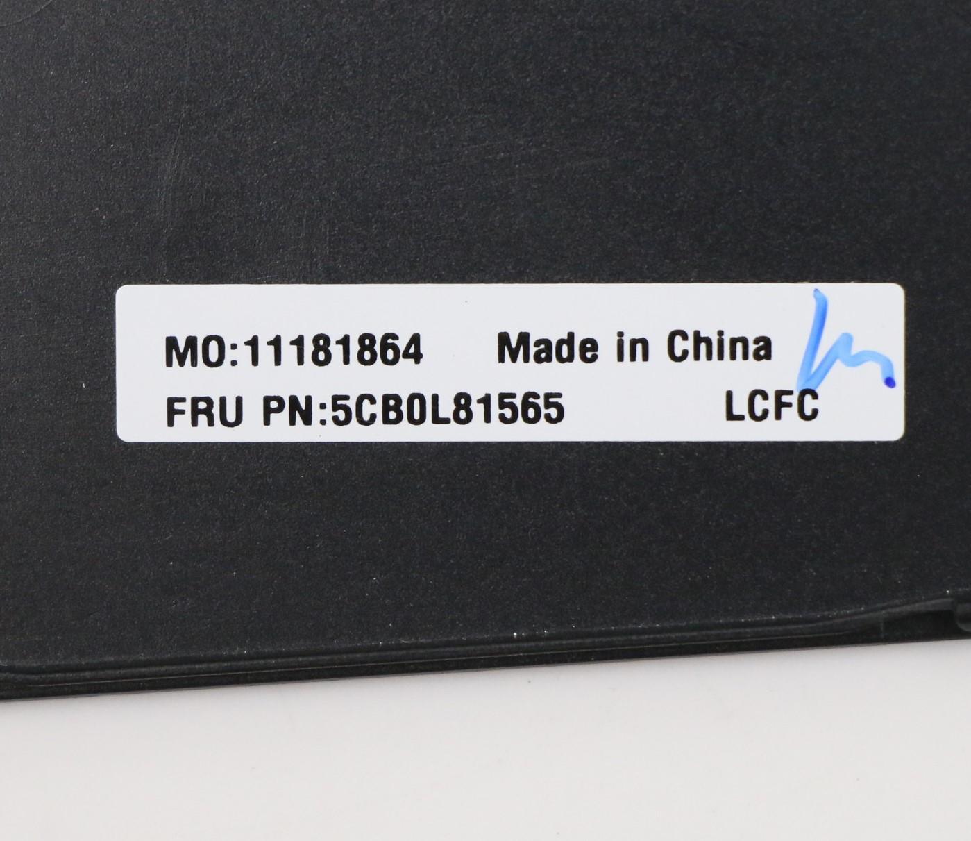 Lenovo Logic Upper Assembly 15T Black - 5CB0L81565