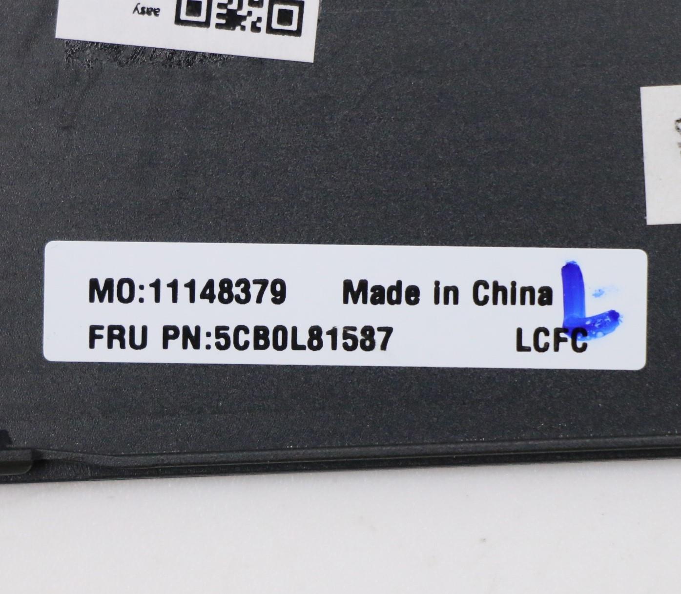 Lenovo Logic Upper Assembly 15T Black - 5CB0L81587
