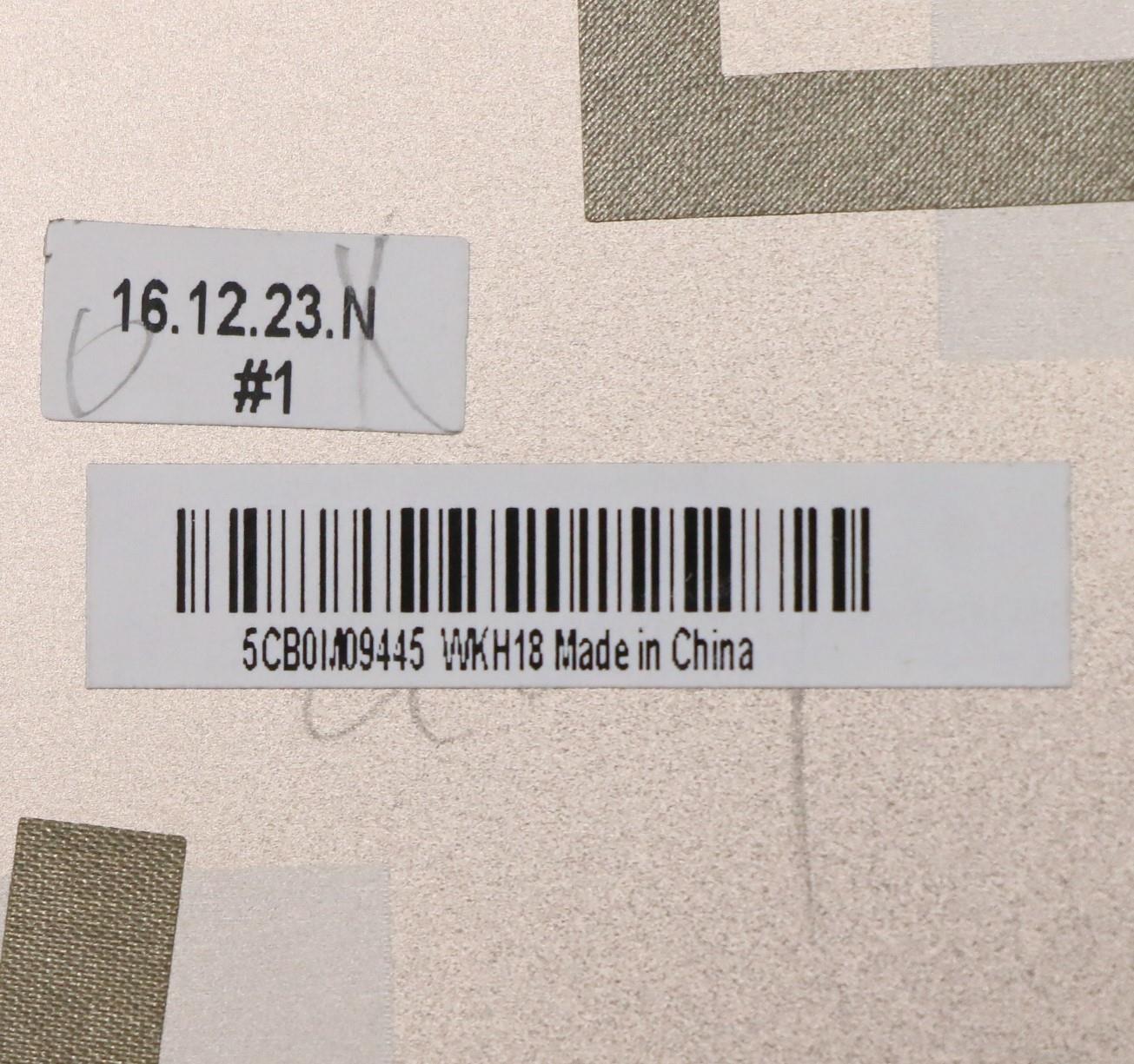 Lenovo Up Assembly Gold W/Kb Usuk Bl - 5CB0M09445