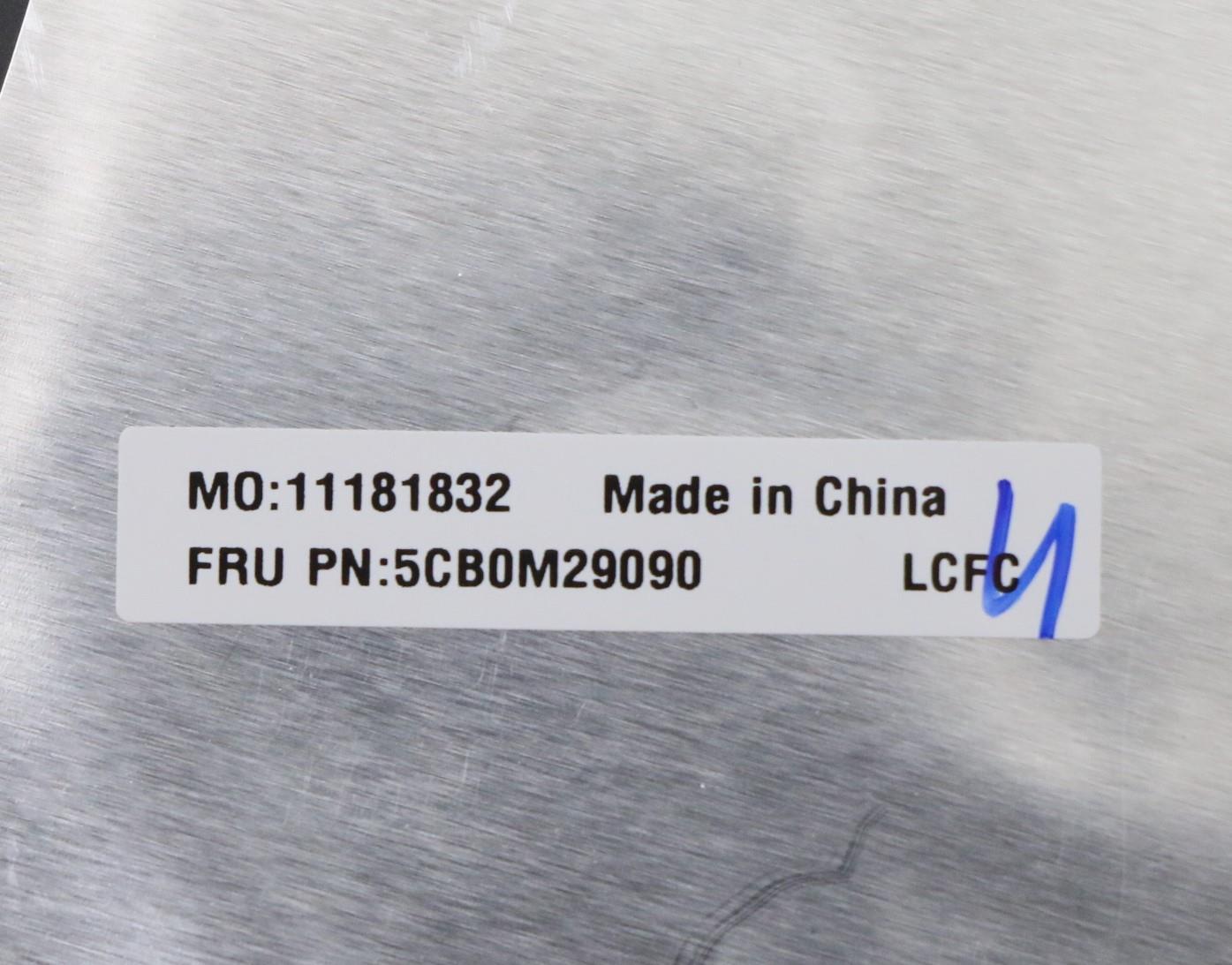 Lenovo Logic Upper Assembly 15T Black - 5CB0M29090