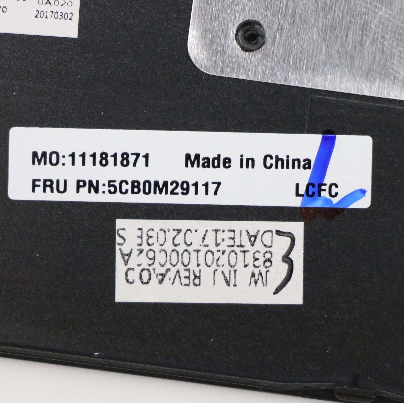 Lenovo Logic Upper Assembly 15T Silve - 5CB0M29117