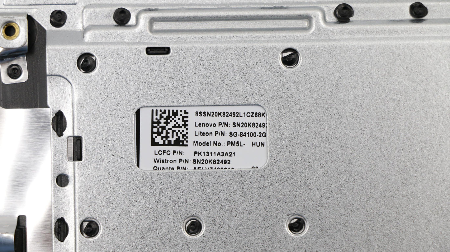 Lenovo Logic Upper Assembly 15T Black - 5CB0M29144