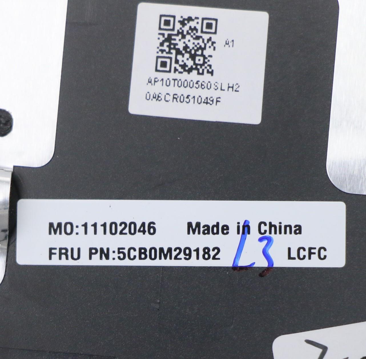 Lenovo Logic Upper Assembly 15T Black - 5CB0M29182