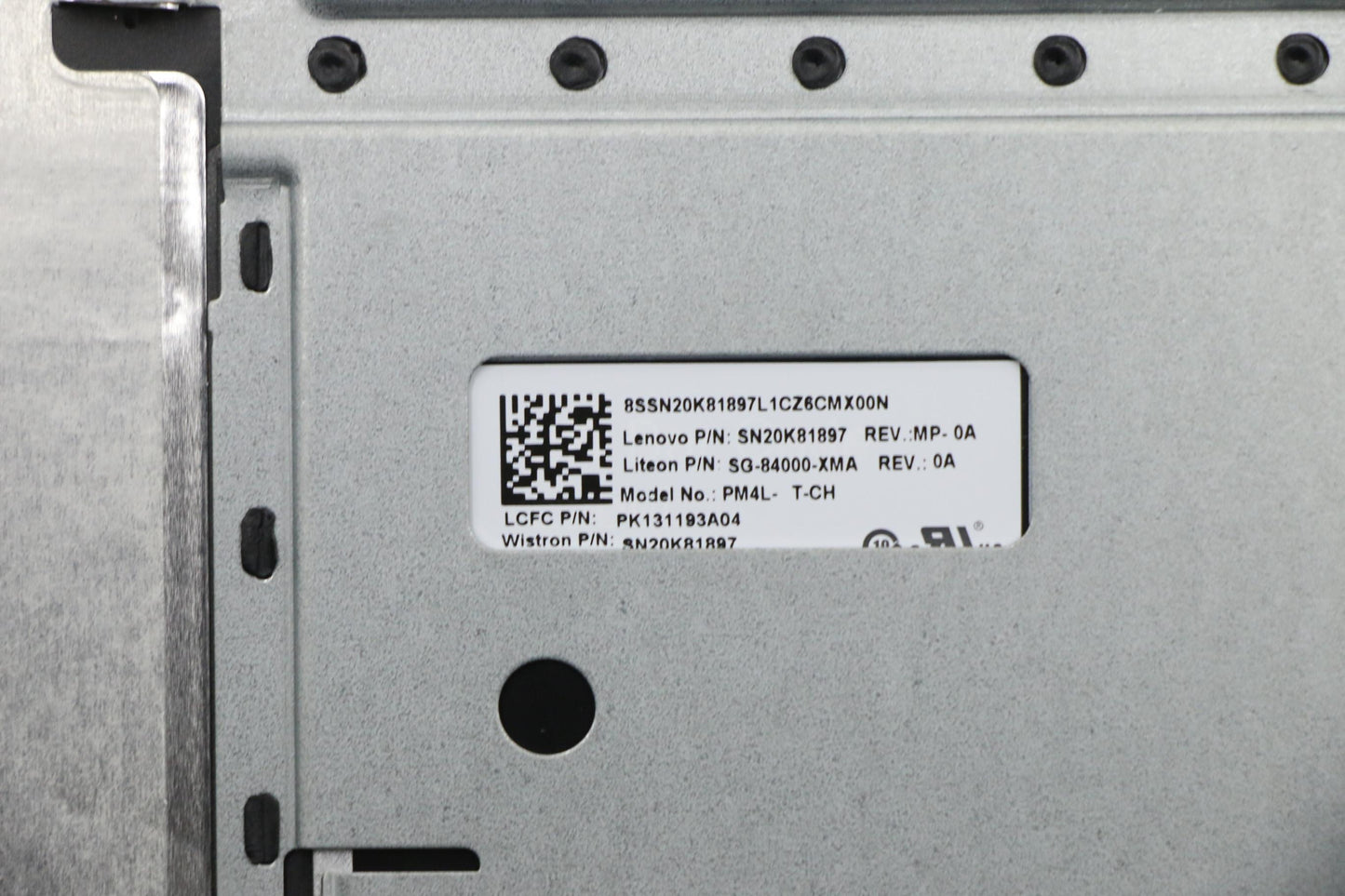 Lenovo Logic Upper Assembly 14T Black - 5CB0M29371