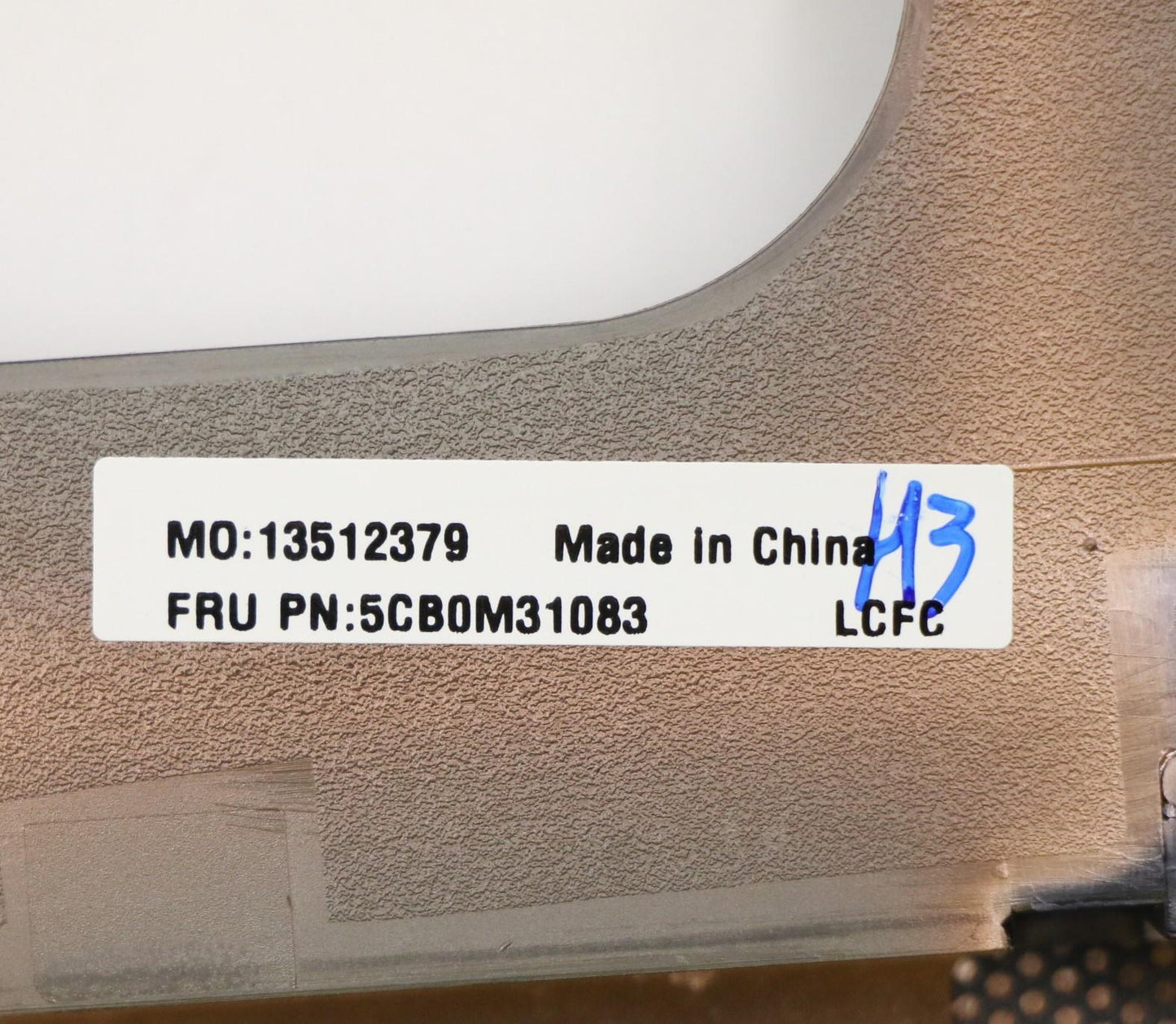 Lenovo Logic Lower Assembly-Gun Metal - 5CB0M31083