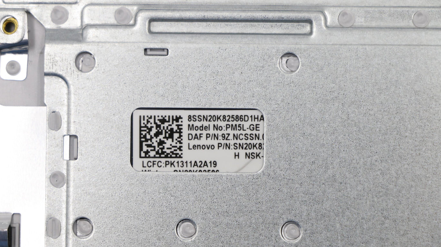 Lenovo Logic Upper Assembly Silver Ge - 5CB0M31109