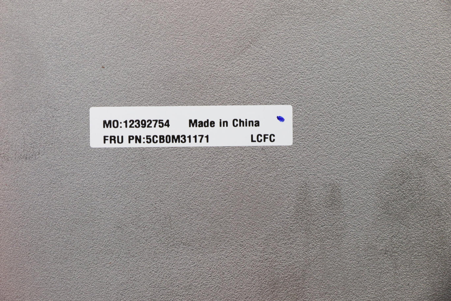 Lenovo Logic Lower Assembly-White - 5CB0M31171