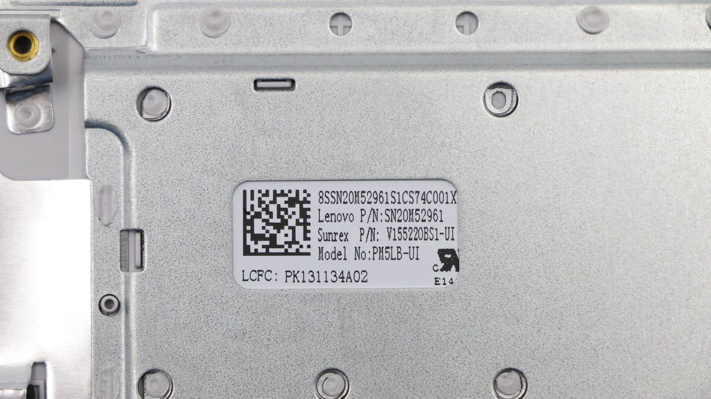Lenovo Logic Upper Assembly Bl Silver - 5CB0M31196