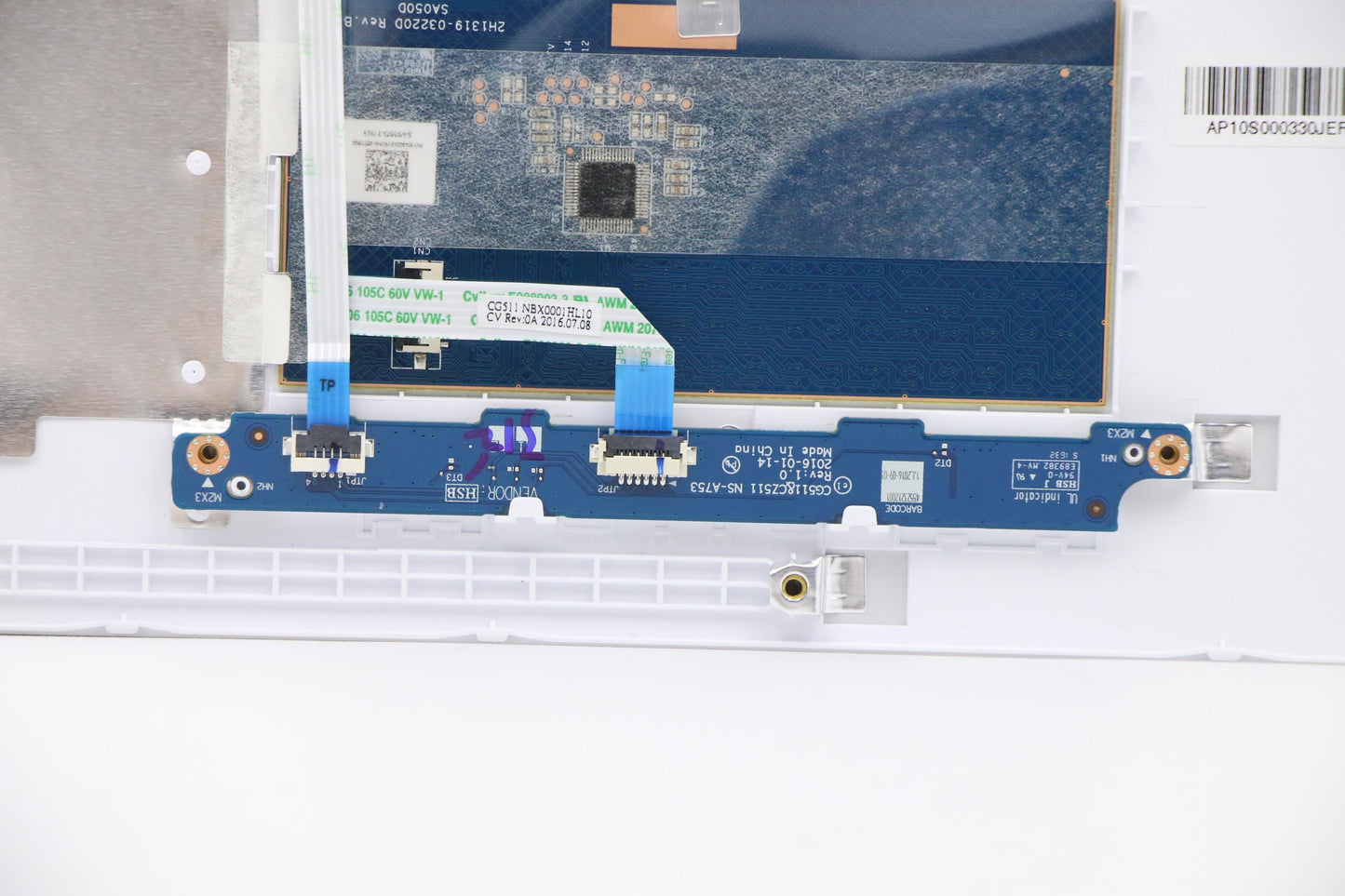 Lenovo Logic Upper Assembly Bl Wht Sl - 5CB0M31199