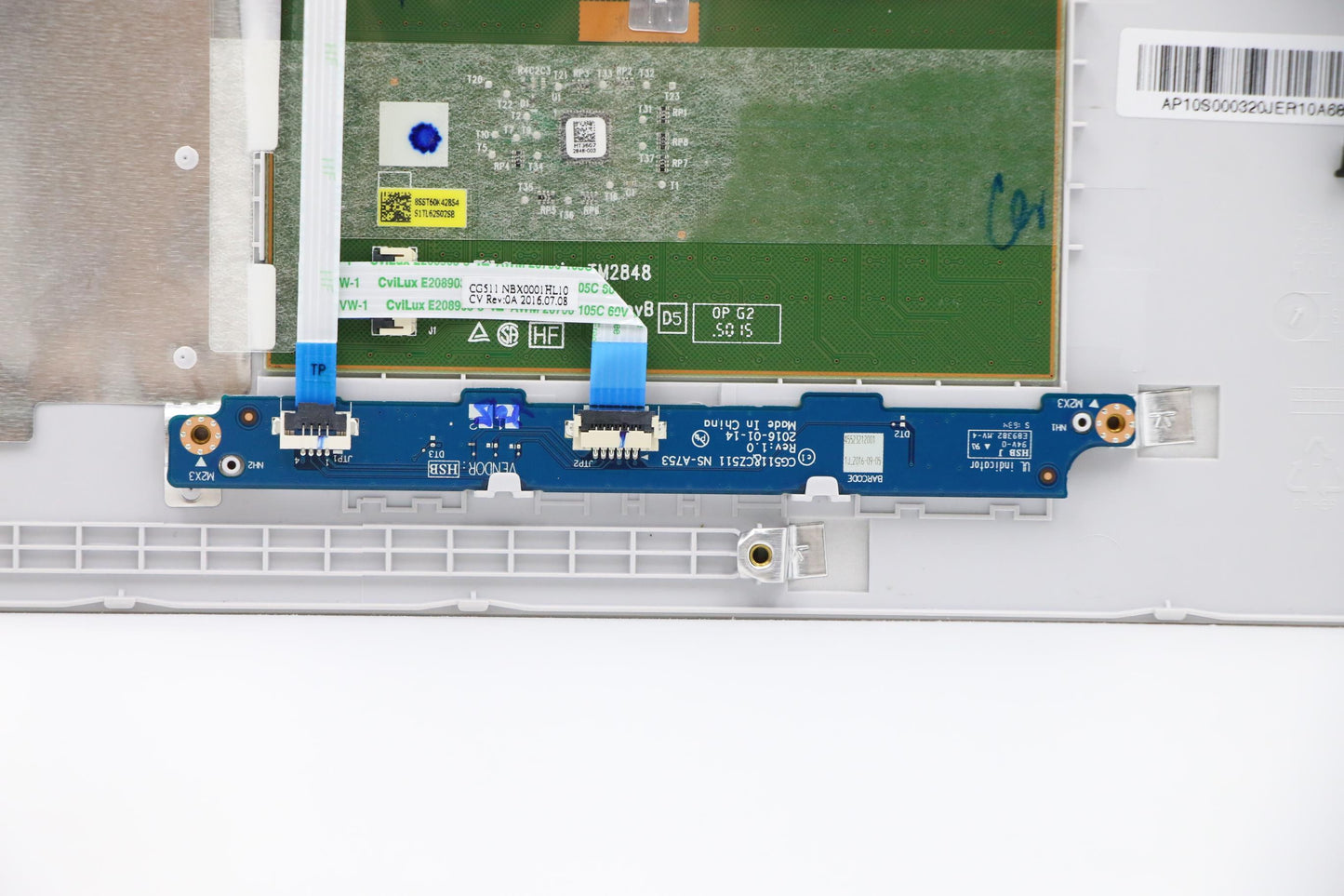 Lenovo Logic Upper Assembly Bl Silver - 5CB0M31219