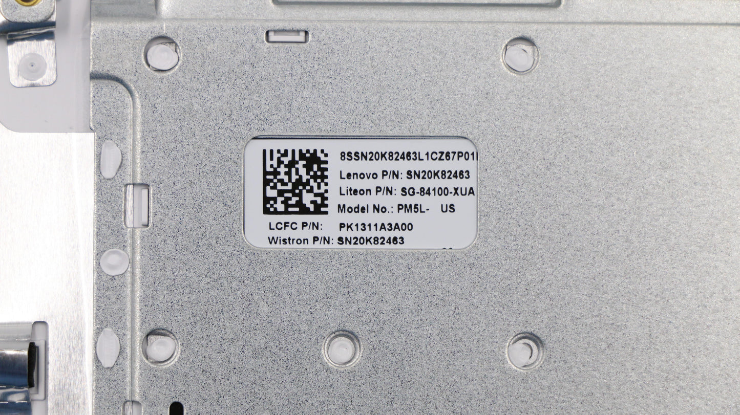 Lenovo Logic Upper Assembly Wht Us - 5CB0M31233