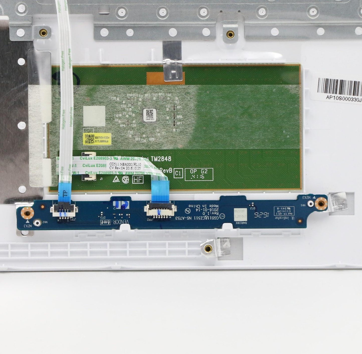 Lenovo Logic Upper Assembly Bl Wht Cz - 5CB0M31274