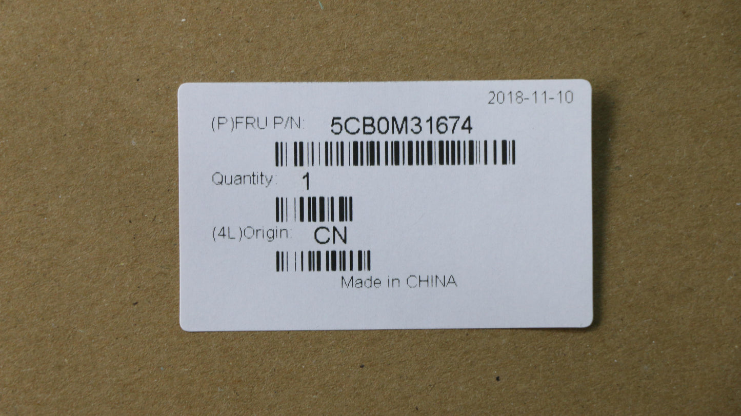 Lenovo Lv8 Top Case Us W/Kb Assembly - 5CB0M31674
