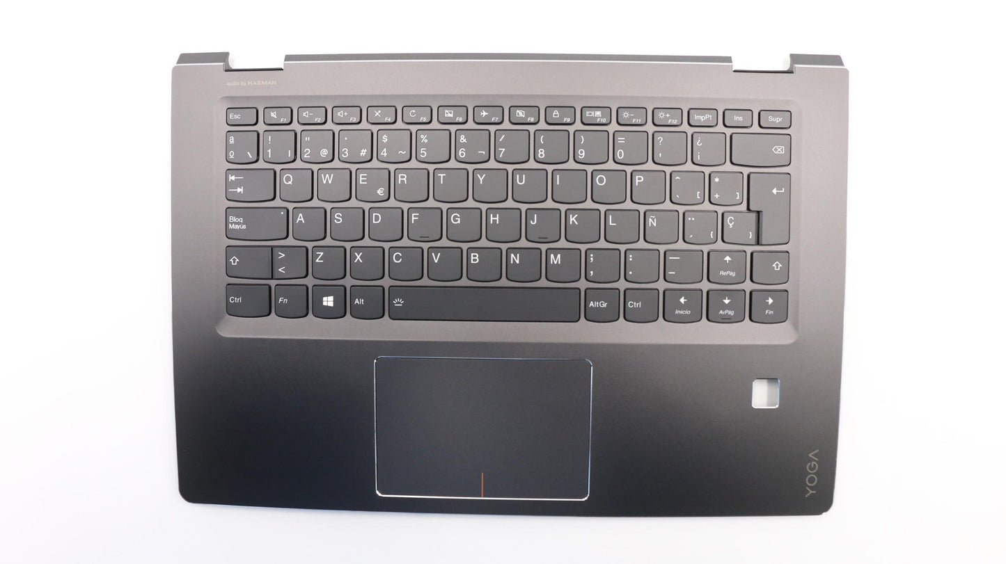 Lenovo Up Assembly W/Kb Bl Bk Fp Yoga - 5CB0M32858