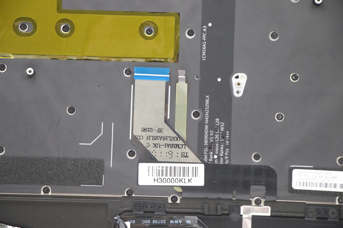 Lenovo Logic Up Assembly Gun Metal Sp - 5CB0M34986