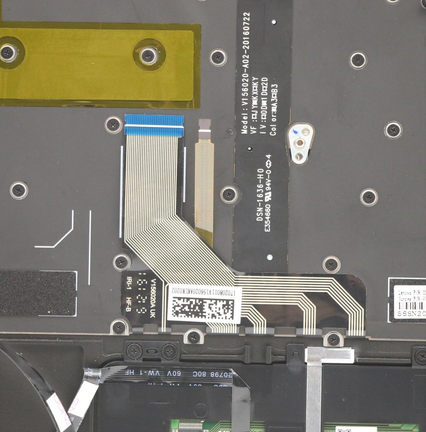Lenovo Logic Up Assembly Gun Metal Uk - 5CB0M35053