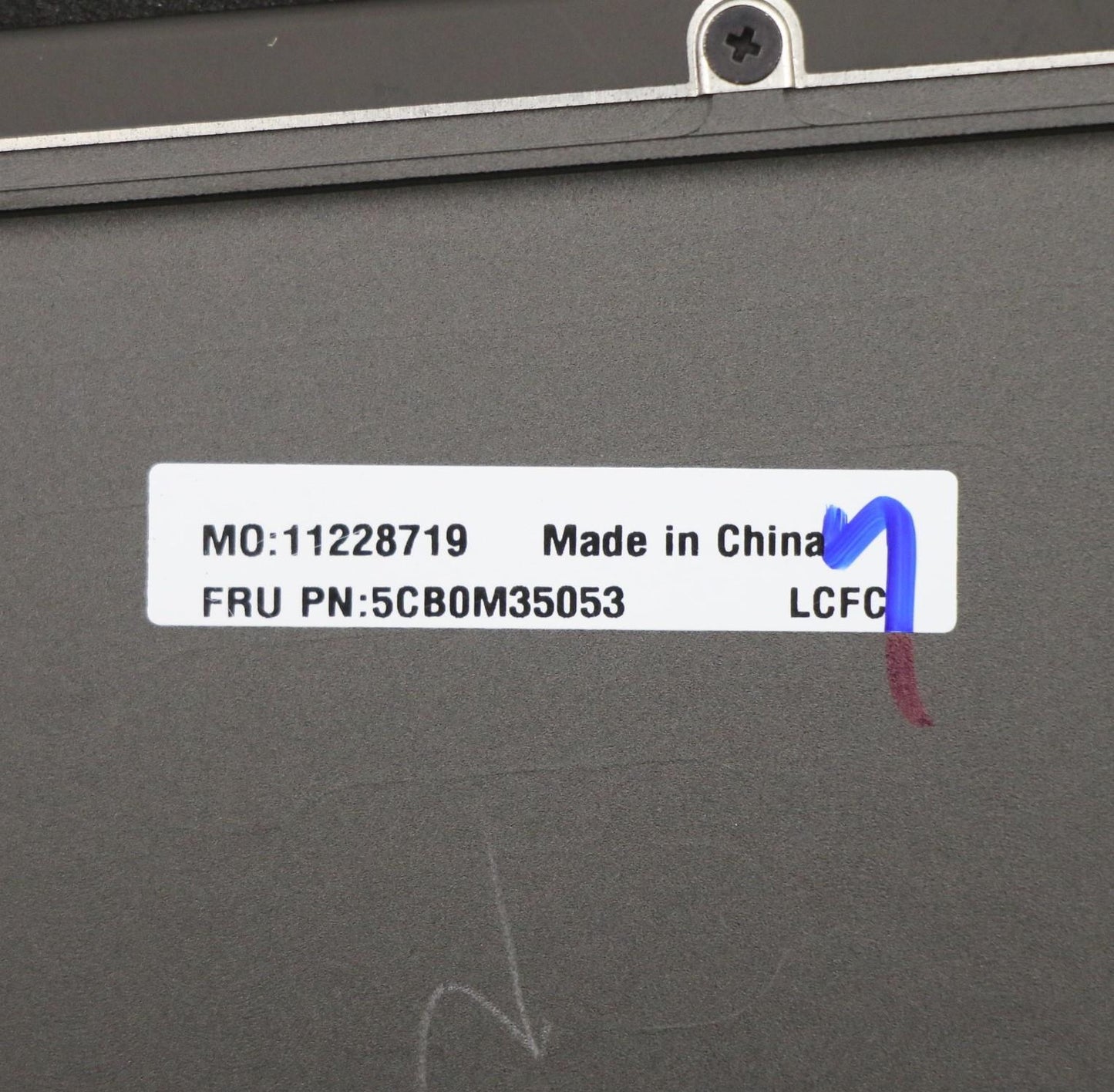 Lenovo Logic Up Assembly Gun Metal Uk - 5CB0M35053