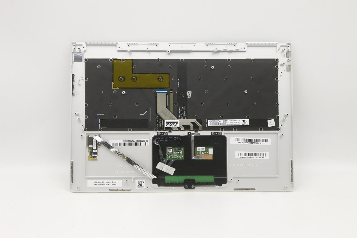 Lenovo C-Cover with Keyboard, USA English, Silver - 5CB0M35092