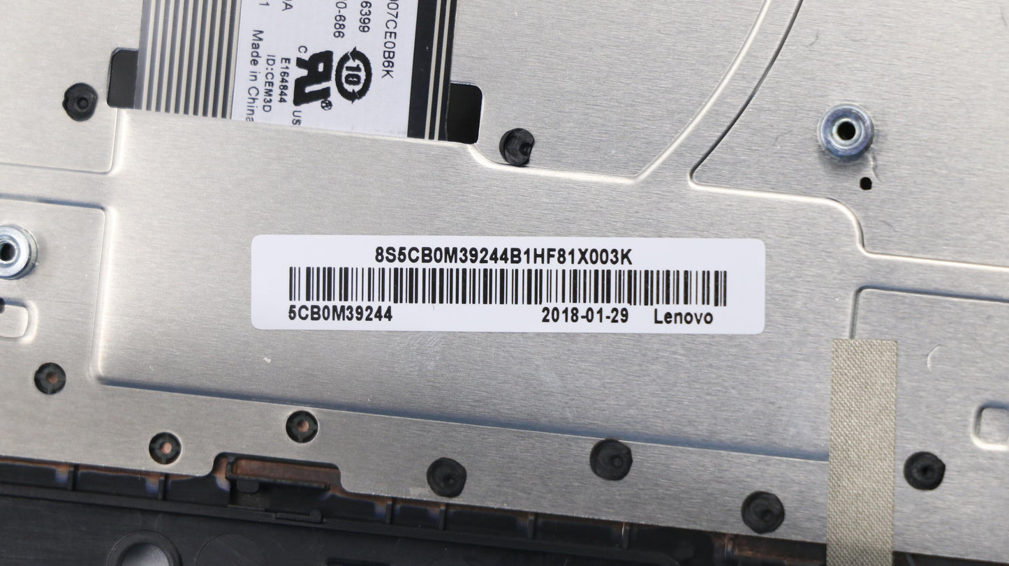 Lenovo Upper Case B 80U4 Bk W/Ja - 5CB0M39244