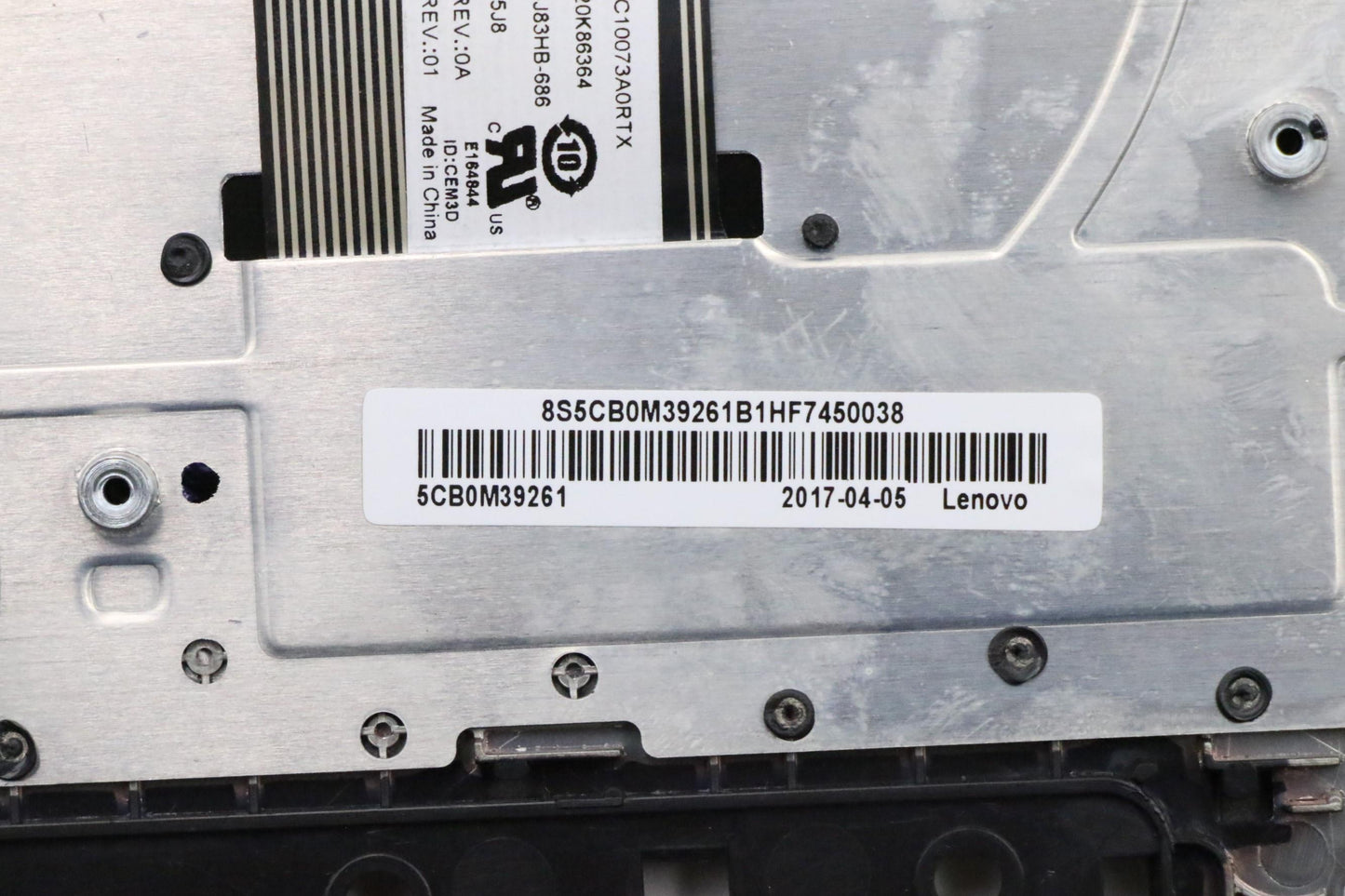 Lenovo Upper Case B 80U4 Bk W/Hb - 5CB0M39261